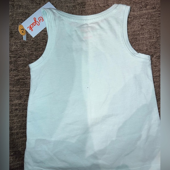 Toddlers Girls Sparkle Ice Cream Knit Graphic Tank Top- Cat & Jack Mint - Picture 3 of 3